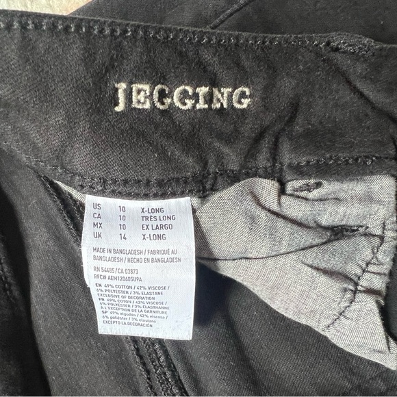 Black Super Stretch X Jeggings from AE - Picture 5 of 6